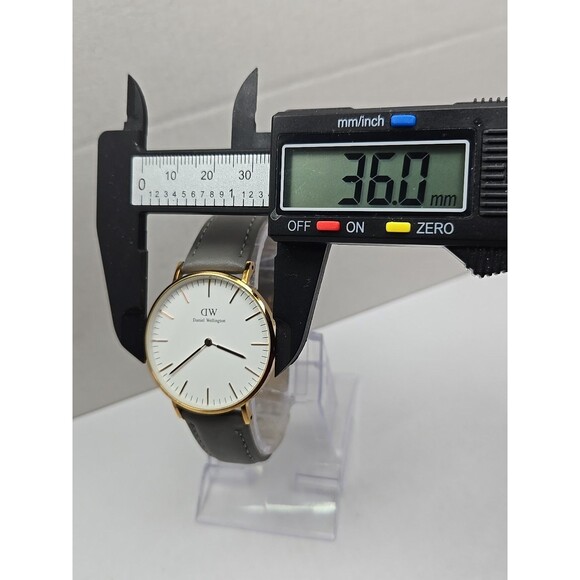 Daniel Wellington Canterbury 36mm Rose Gold Red White Blue Nato Strap New Batt main image 7